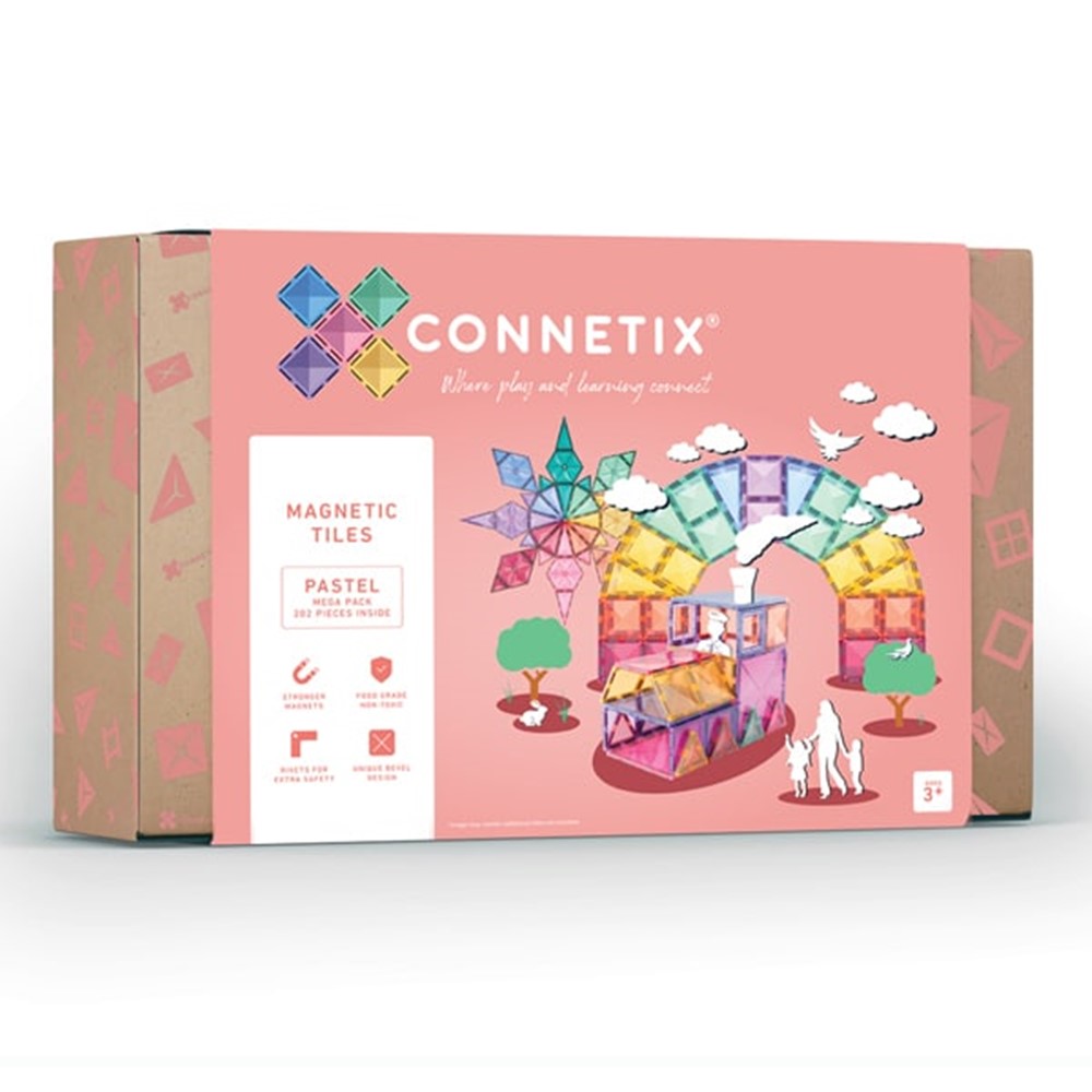 סט מגה – פסטל – Connetix