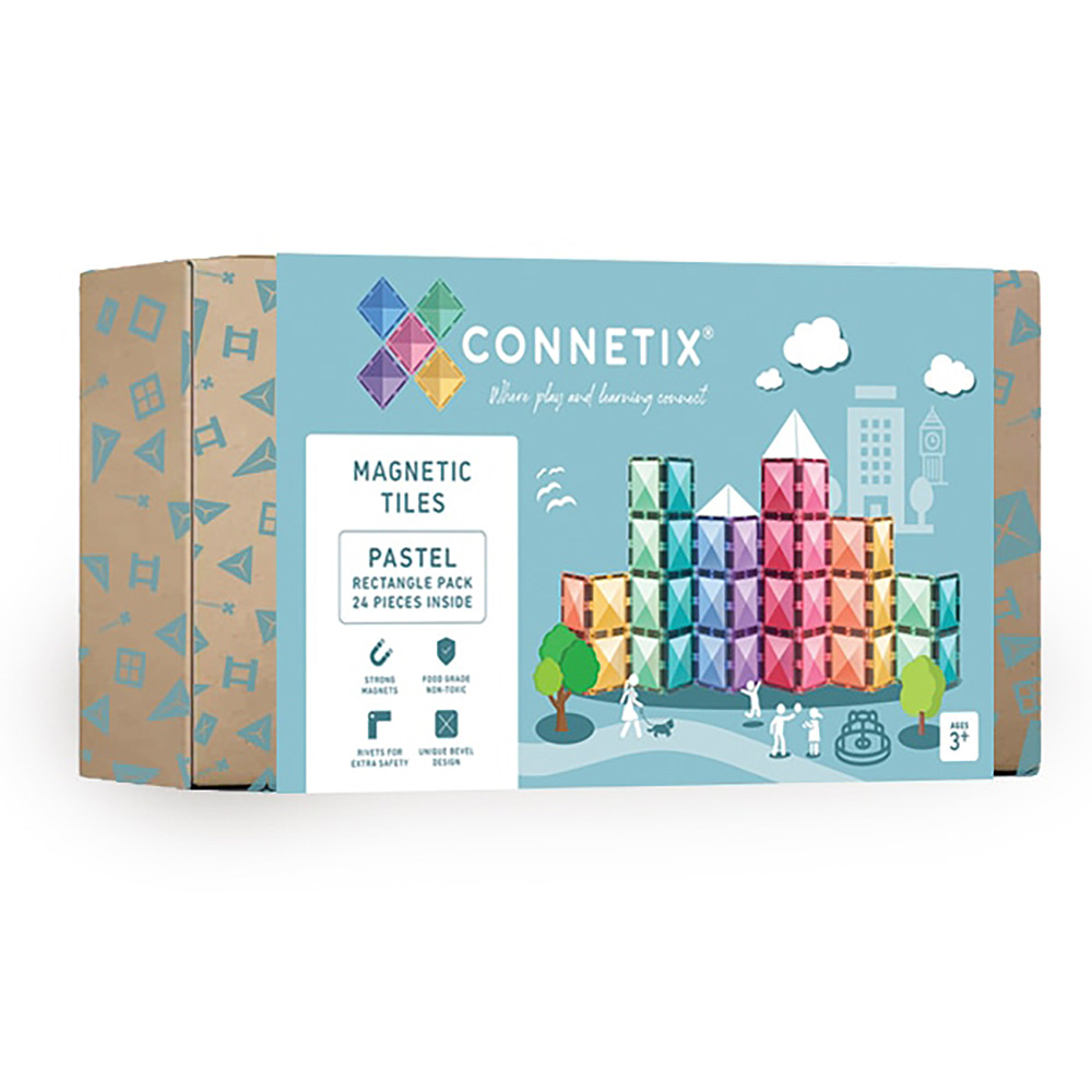 ריבועים מחוברים – פסטל – Connetix