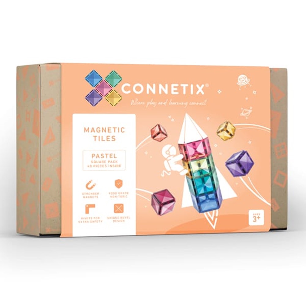 חלקים מרובעים פסטל – Connetix